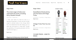 Desktop Screenshot of magicfunwagon.com